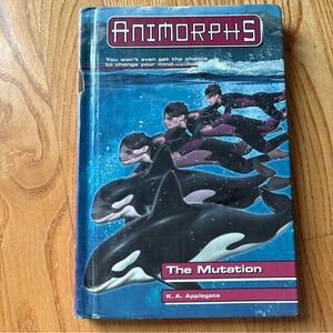 Animorphs #36 The Mutation HARDCOVER Large Print Book K.A. Applegate whale